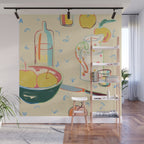 YELLOW APPLES Wall Mural Gallery Image 1