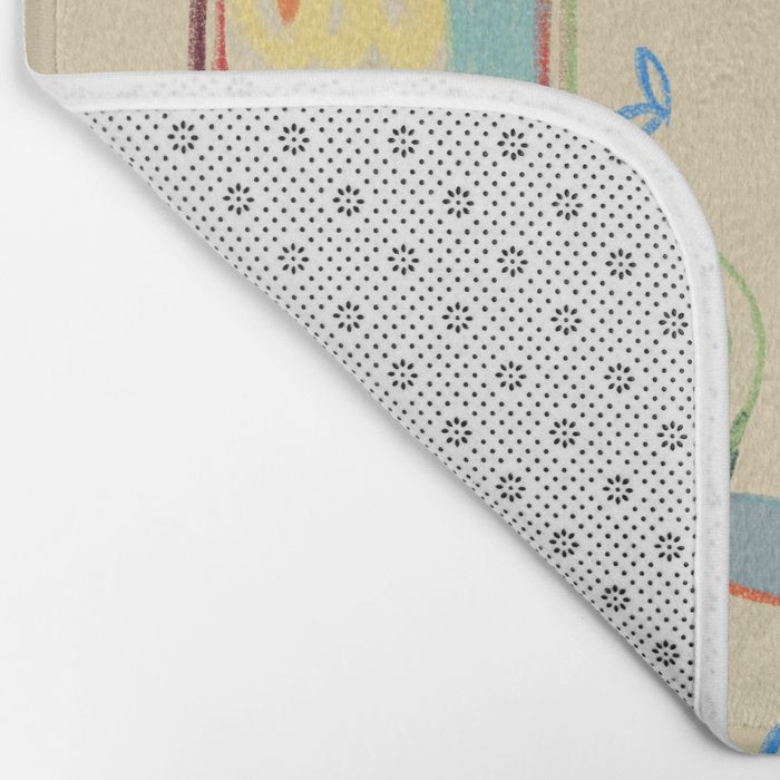 YELLOW APPLES Bath Mat Gallery Image 2