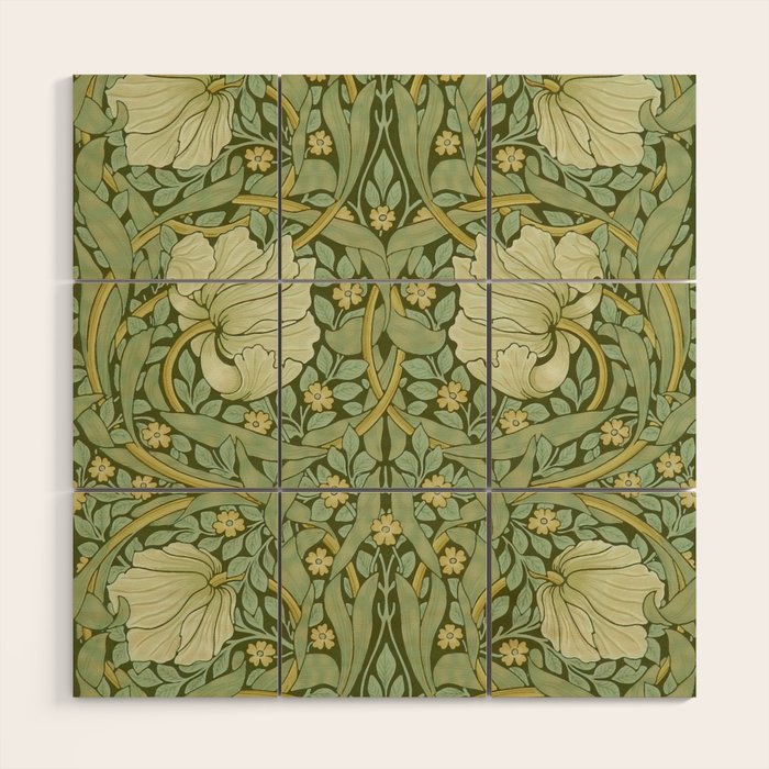 William Morris "Pimpernel" 1. Wood Wall Art Gallery Image 1