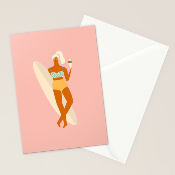 Vanilla Ice-cream Stationery Card Gallery Image 2