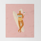 Vanilla Ice-cream Throw Blanket Gallery Image 2