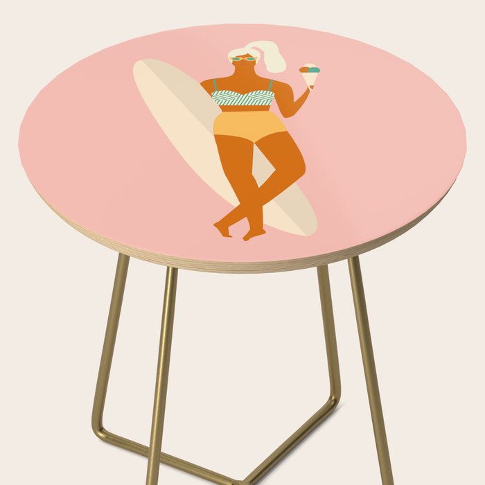 Vanilla Ice-cream Side Table Gallery Image 2