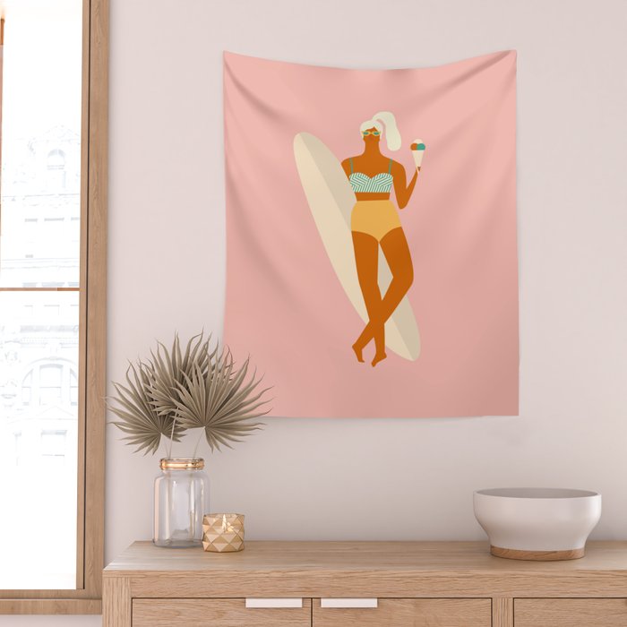 Vanilla Ice-cream Wall Tapestry Gallery Image 2