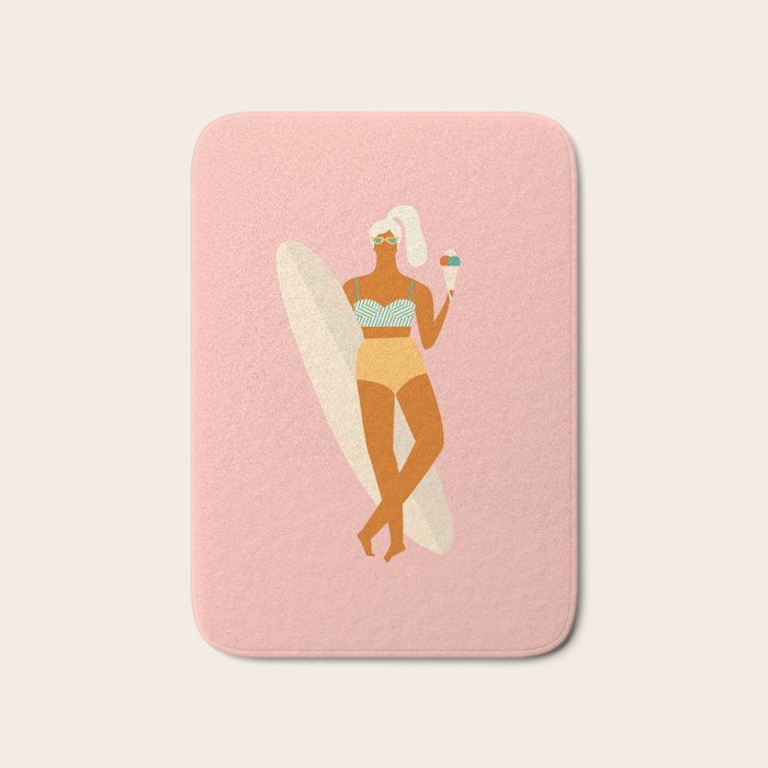 Vanilla Ice-cream Bath Mat Gallery Image 1