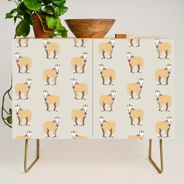 Whimsical Zebra Credenza Gallery Image 1