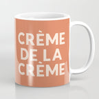 Creme de la Creme French Retro Hand Lettering Coffee Mug Gallery Image 1