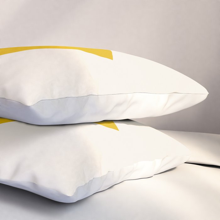 Chevron Waves: Retro Summer Edition Pillow Sham Gallery Image 3