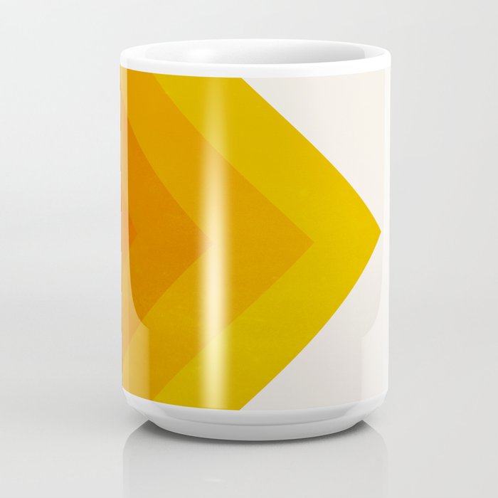 Chevron Waves: Retro Summer Edition Coffee Mug Gallery Image 4