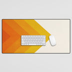Chevron Waves: Retro Summer Edition Desk Mat Gallery Image 1