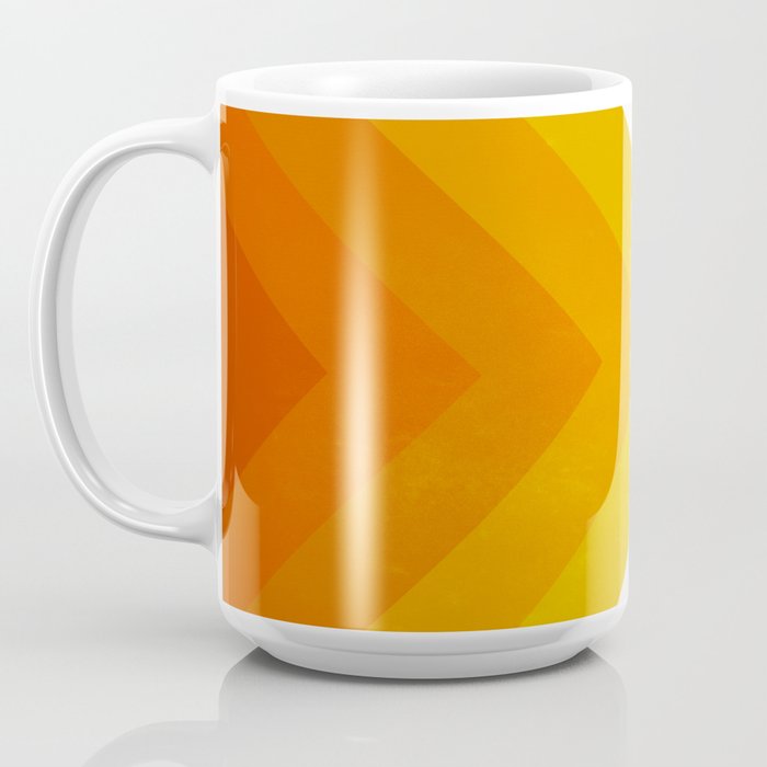 Chevron Waves: Retro Summer Edition Coffee Mug Gallery Image 3
