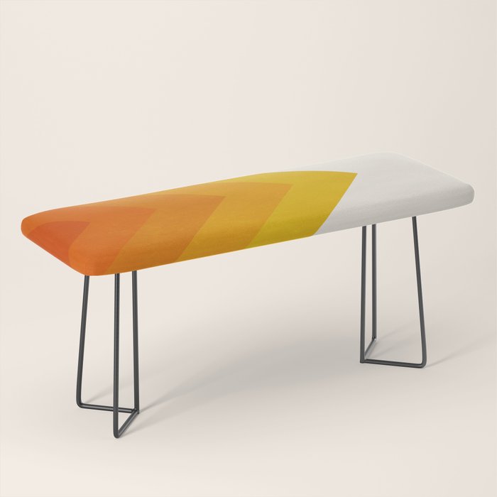 Chevron Waves: Retro Summer Edition Bench Gallery Image 1