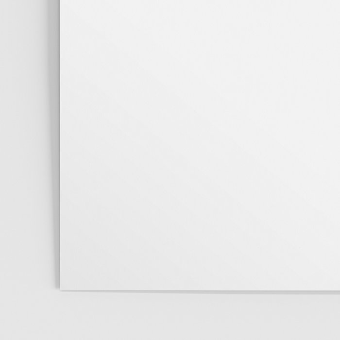 Fusion Minimalist Geometric Abstract in Mustard Yellow, Navy Blue, and White Poster Gallery Image 3