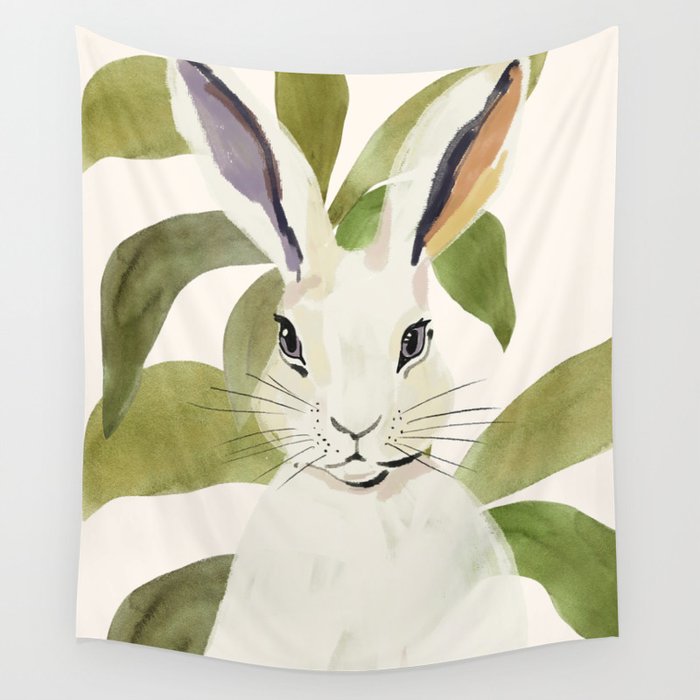 Rabbit 6 Wall Tapestry Gallery Image 4