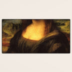 Mona Lisa Bubble Gum Desk Mat Gallery Image 3