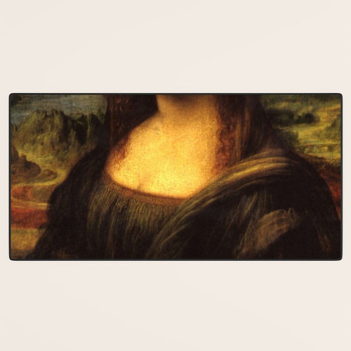 Mona Lisa Bubble Gum Desk Mat Gallery Image 3