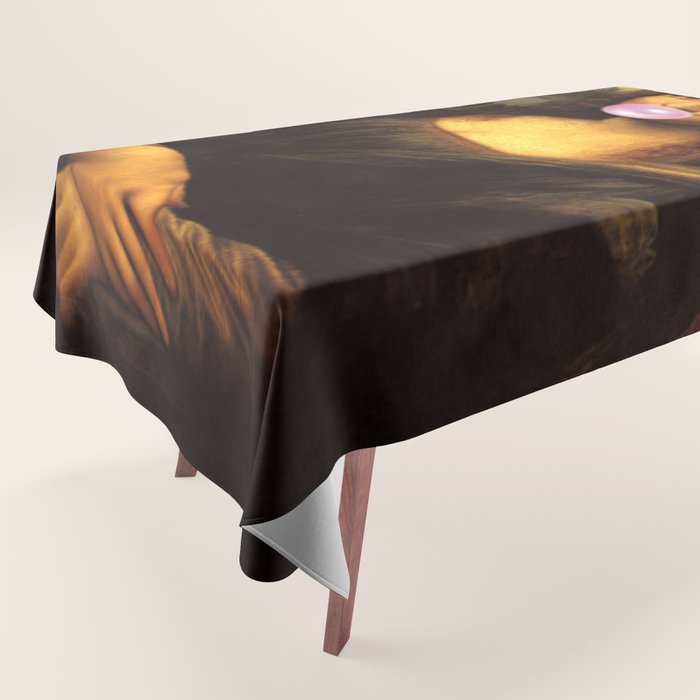 Mona Lisa Bubble Gum Tablecloth Gallery Image 1