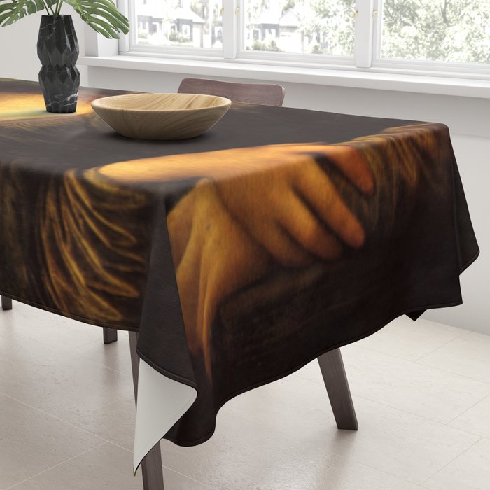 Mona Lisa Bubble Gum Tablecloth Gallery Image 3