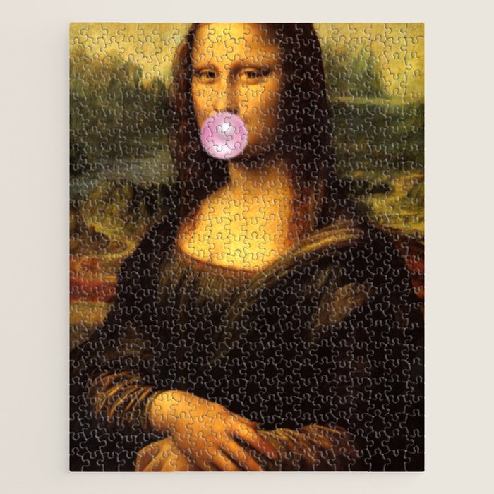 Mona Lisa Bubble Gum Jigsaw Puzzle Gallery Image 1