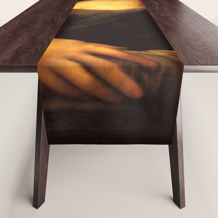 Mona Lisa Bubble Gum Table Runner Gallery Image 1
