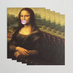 Mona Lisa Bubble Gum Wrapping Paper Gallery Image 3