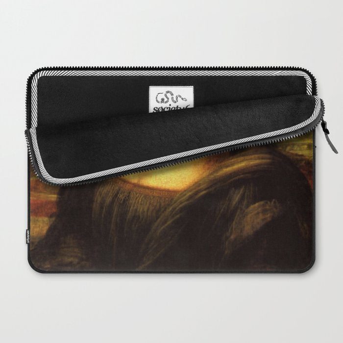 Mona Lisa Bubble Gum Laptop Sleeve Gallery Image 2