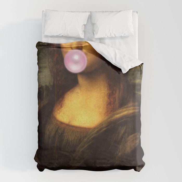 Mona Lisa Bubble Gum Duvet Cover Gallery Image 6