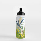 Hummingbird Summer Garden Water Bottle Gallery Image 2