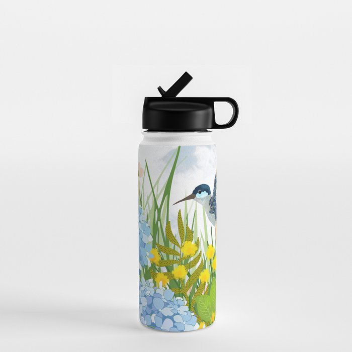 Hummingbird Summer Garden Water Bottle Gallery Image 1