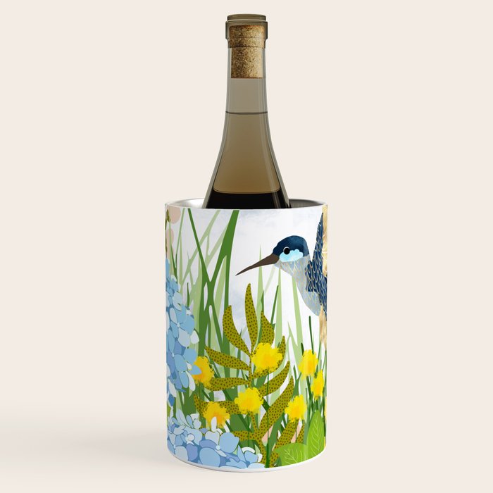 Hummingbird Summer Garden Wine Chiller Gallery Image 1