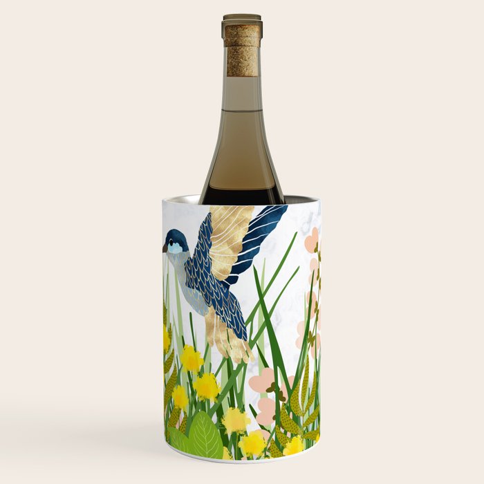 Hummingbird Summer Garden Wine Chiller Gallery Image 3