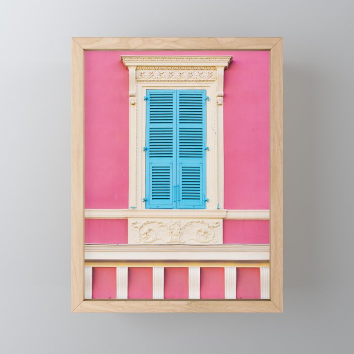 Window in Nice, France - Architecture, Travel Photography Mini Art Print Gallery Image 1