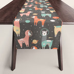 Astronaut Llamas in Space Table Runner Gallery Image 1