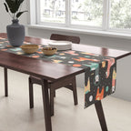 Astronaut Llamas in Space Table Runner Gallery Image 2