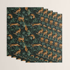 Evening Prowl, Tiger Prints Wrapping Paper Gallery Image 3
