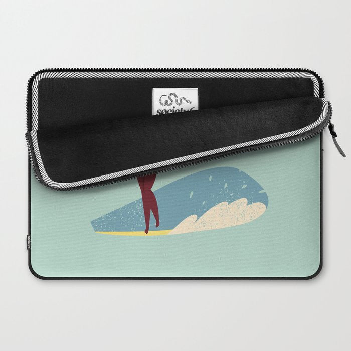 Surf girl Laptop Sleeve Gallery Image 2