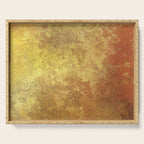 Rusty Gold and Copper Serving Tray Gallery Image 1