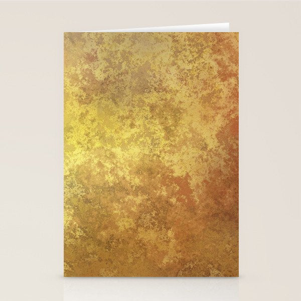 Rusty Gold and Copper Stationery Card Gallery Image 2