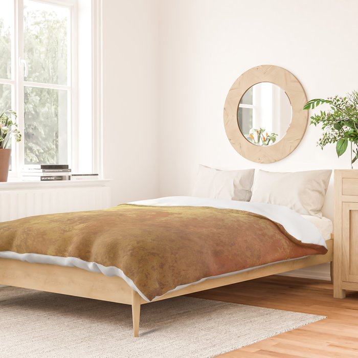 Rusty Gold and Copper Duvet Cover Gallery Image 2