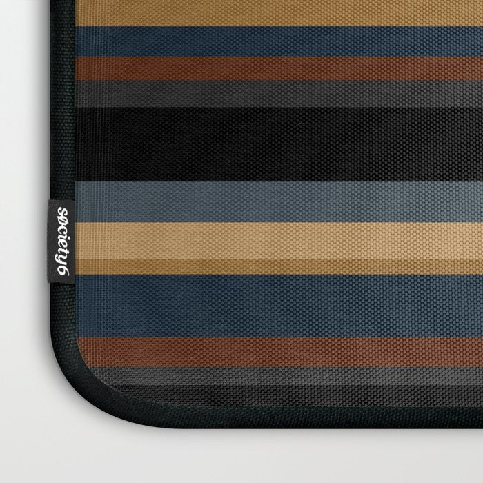 Classic Stripes V - Dark Vintage  Laptop Sleeve Gallery Image 3