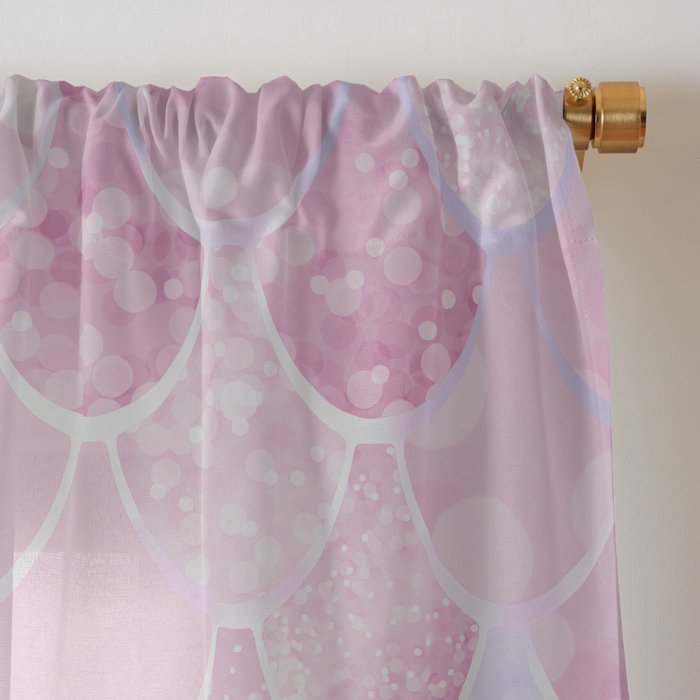 Mermaid Pastel Aesthetics Window Curtain Gallery Image 3