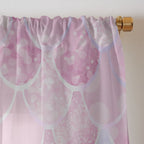 Mermaid Pastel Aesthetics Window Curtain Gallery Image 3