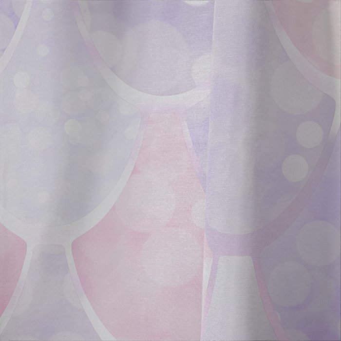 Mermaid Pastel Aesthetics Window Curtain Gallery Image 4