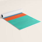 Orange Ocean Sun Yoga Mat Gallery Image 2