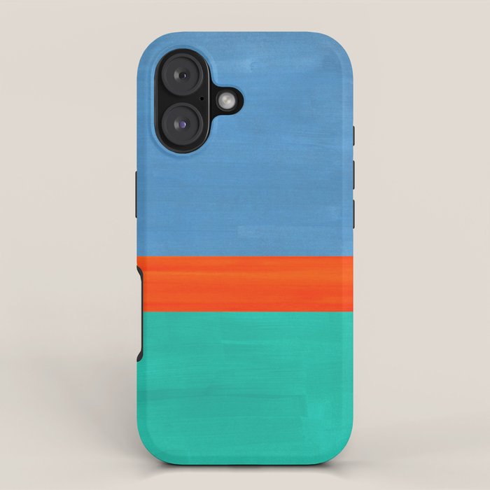 Orange Ocean Sun iPhone Case Gallery Image 1