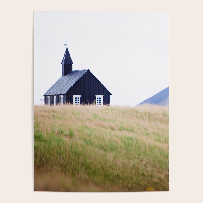 The Little Black Church - Iceland Landscape Photography Poster Gallery Image 4