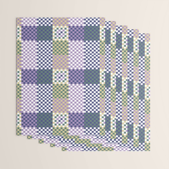 Bold colors block grid C Wrapping Paper Gallery Image 3