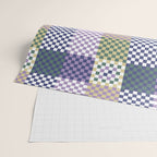 Bold colors block grid C Wrapping Paper Gallery Image 2