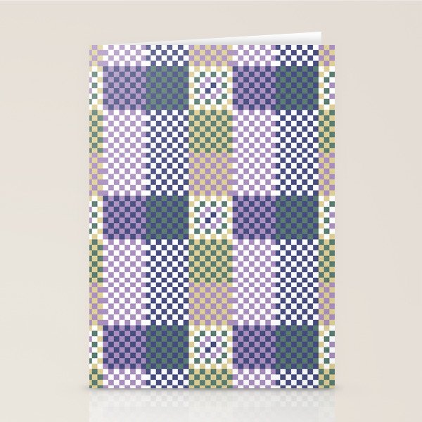 Bold colors block grid C Stationery Card Gallery Image 1