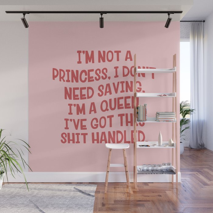 I've Got This Shit Handled, Funny,  Saying Wall Mural Gallery Image 1