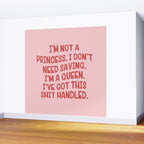 I've Got This Shit Handled, Funny,  Saying Wall Mural Gallery Image 2
